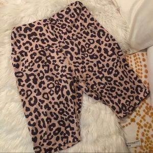 Leopard Bike Athletic Shorts